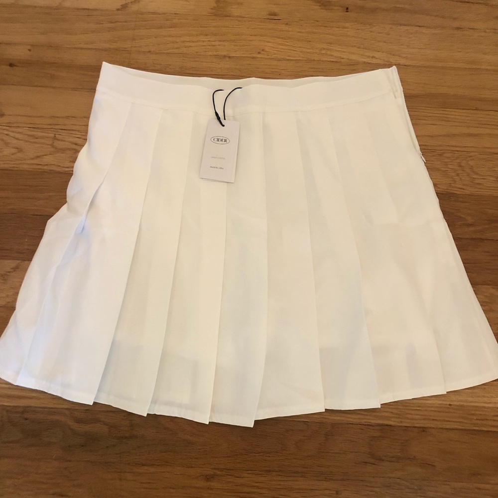 White Skater Skirt